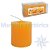 Trio Velas Perfumadas de 1 dia Aroma Laranja - Imagem 1