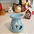 Rechô em Cerâmica Pétalas Perfumadas Porta Velas Azul 7cm - Imagem 3