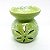 Rechô em Cerâmica Flores Perfumadas Porta Velas Verde 8cm - Imagem 2