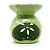 Rechô em Cerâmica Flores Perfumadas Porta Velas Verde 8cm - Imagem 4