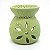 Rechô em Cerâmica Flores Perfumadas Porta Velas Verde 8cm C - Imagem 1
