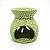 Rechô em Cerâmica Flores Perfumadas Porta Velas Verde 8cm C - Imagem 2
