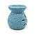 Rechô em Cerâmica Pétalas Perfumadas Porta Velas Azul 7cm C - Imagem 2
