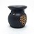 Rechô em Cerâmica Estilo Oriental Porta Velas Oriental Preto - Imagem 3