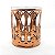 Castiçal Porta Velas em Vidro Portal Divino Rosé - Imagem 2