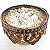 Castiçal Porta Velas Medieval em Vidro Vintage Dourado Gold - Imagem 4