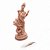 Estátua Imagem Oxaguian Guerreiro Resina para Pintar 15 cm - Imagem 2
