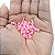 Miçanga para Guia Rosa Cintilante Artesanato 4mm 1g - Imagem 3