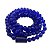 Guia Cristal 147 Contas Azul Marinho Cristal 60 cm - Imagem 1