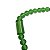 Guia Cristal 147 Contas Verde Cristal 60 cm Umbanda - Imagem 2