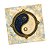 Toalha Ying Yang Clara Equilíbrio Espiritual 70 cm - Imagem 1