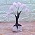Árvore Pedra Natural Quartzo Rosa Base Quatzo Rosa 18 cm - Imagem 3