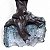 Árvore Pedra Natural Pirita com Base de Ametista 13 cm - Imagem 3