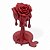 Ofertório Rosa Vermelha Ofertador Elegância Espiritual 10 cm - Imagem 1