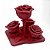 Ofertório Rosa Vermelha Ofertador Elegância Espiritual 7 cm - Imagem 2