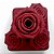 Ofertório Rosa Vermelha Ofertador Elegância Espiritual 7 cm - Imagem 3