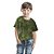 Camiseta Básica Infantil Camuflado Degradê Verde - Imagem 1