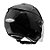 Capacete Moto Zeus 205 Black Aberto - Imagem 2