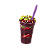 Colher Longa Descartável Reforçada Roxa para Açaí Strawplast - Imagem 2