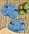 Short saia jeans - Imagem 1