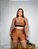 Conjunto Lara Short e Top Marrom Fitness - Imagem 1