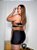 Conjunto Lara Short e Top Marrom Fitness - Imagem 2