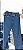 Calça Jeans Wide Leg Plus Azul - Imagem 2