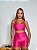 Conjunto Fitness Dani em Poliamida Rosa - Imagem 1