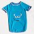Camiseta Pet com Proteção UV Monstrinho Azul - Imagem 4