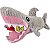Brinquedo de Pelúcia para Cachorros Tubarão - Imagem 2