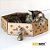 Caixa de Papelão Kraft para Gatos BeeBox - Imagem 4