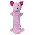 Brinquedo para Cachorros Pelúcia Barriguinha Plush Porco Rosa - Imagem 1
