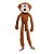 Brinquedo para Cachorros Pelúcia Long Plush Macaco Corda - Imagem 1