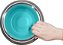 Comedouro Inox com Anel de Silicone GermanHart Premium Azul - Imagem 2