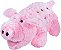 Brinquedo para Cachorros Pelúcia Pig Fofo Rosa - Imagem 1