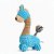 Brinquedo para Cachorros Pelúcia Girafa com Rabinho de Corda - Imagem 3