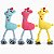 Brinquedo para Cachorros Pelúcia Girafa com Pernas Corda - Imagem 1