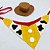 Fantasia para Cachorros e Gatos Inspiração Cowboy Woody - Imagem 2