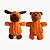 Brinquedo para Cachorros Kit Pelúcias Cotelê - Imagem 1