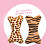 Brinquedo para Cachorros Kit Pelúcias Ossinho Animal Print - Imagem 1