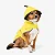 Capa de Chuva para Cachorros Nandog Sport Amarela - Imagem 1