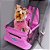 Assento para Veículos para Cachorros e Gatos Car Seat Rosa - Imagem 1