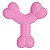 Brinquedo para Cachorros Ossinho Rosa Buddy Toys - Imagem 1