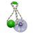 Brinquedo para Cachorros Cabo de Guerra com Ventosa Push Ball Pet Verde - Imagem 3