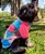 Camiseta Tie Dye Rosa Neon para Cachorros - Imagem 3