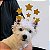 Fantasia Réveillon para Cachorros e Gatos Estrelas Douradas - Imagem 1