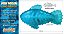 Brinquedo para Cachorros Fish Nylon TPR Azul - Imagem 3