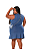 Vestido jeans de alça larga plus size - Imagem 2