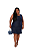Vestido jeans de alça larga plus size - Imagem 2