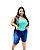 Short pedal jeans plus size - Imagem 1